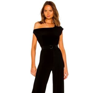 Norma Kamali Drop Shoulder Jumpsuit